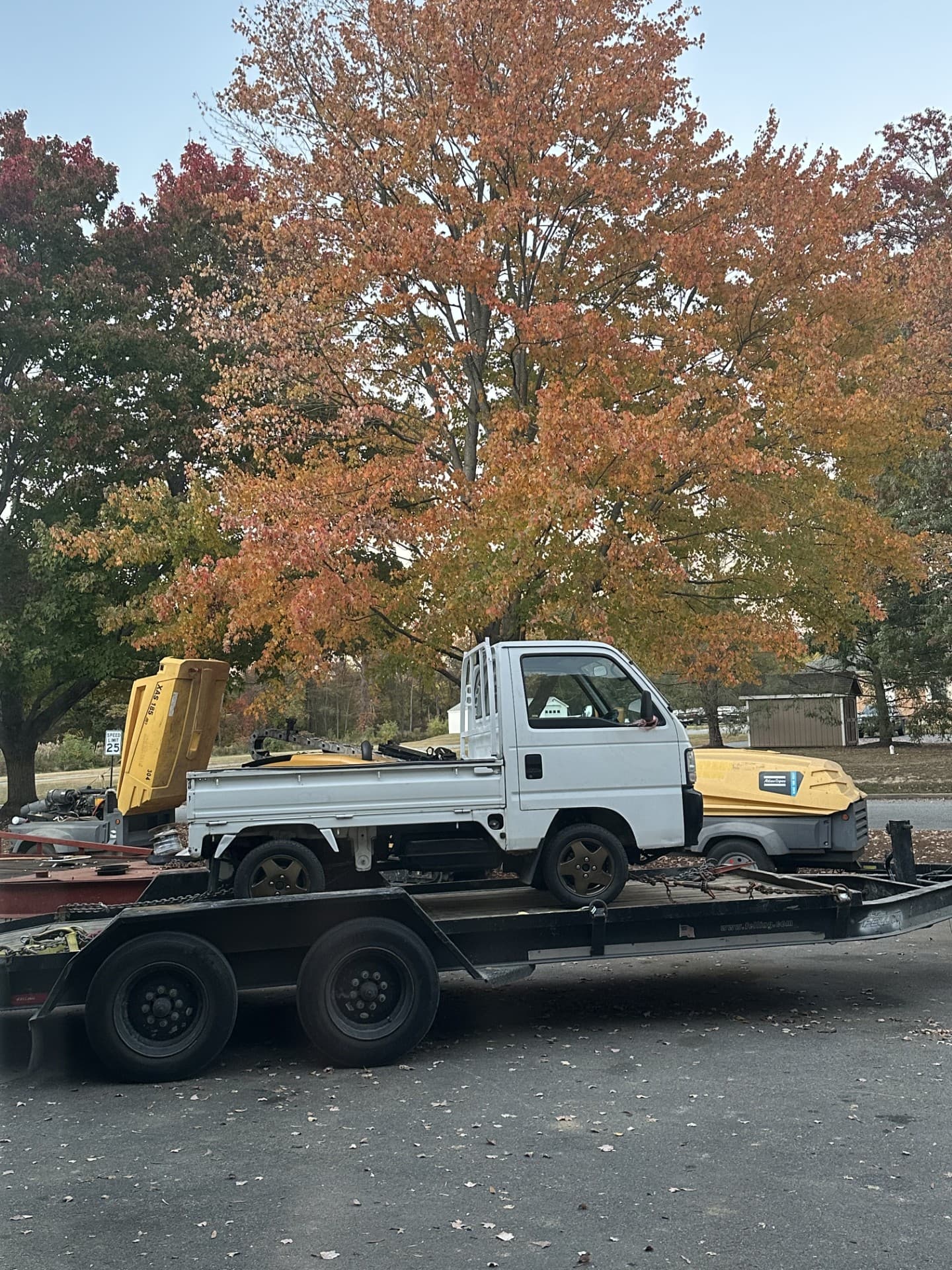 The real Simply Floatin Acty truck arriving home in Maryland